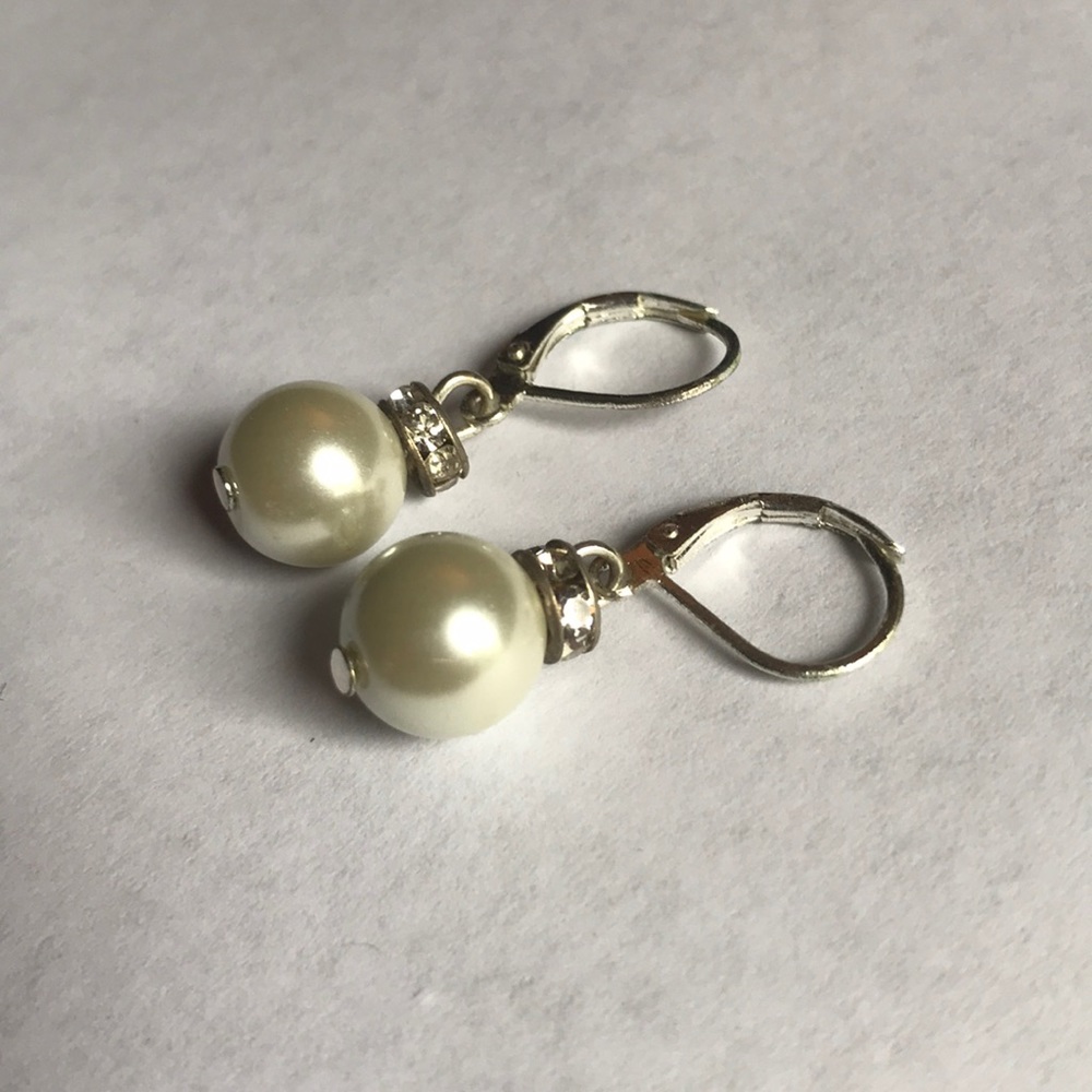 Pearl earrings